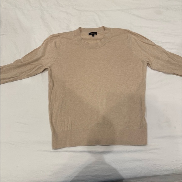 Women Beige Sweater 100% organic cotton - Picture 2 of 4